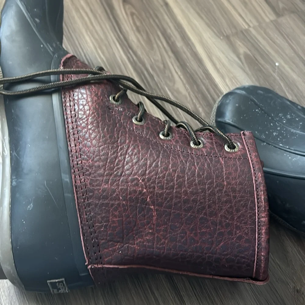Sperry Men's Saltwater Black/Amaretto Duck Boots STS23704